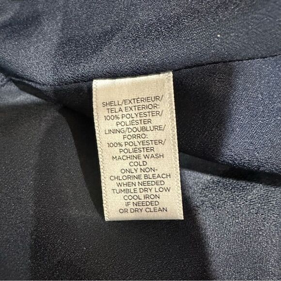 Loft Blue and Yellow Floral Tiered Dress Size Small - Picture 11 of 12